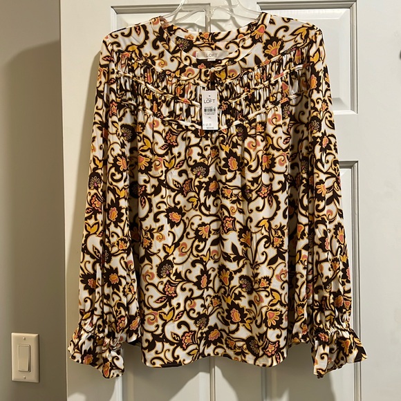 NWT Loft blouse. Size XL. - Picture 1 of 6